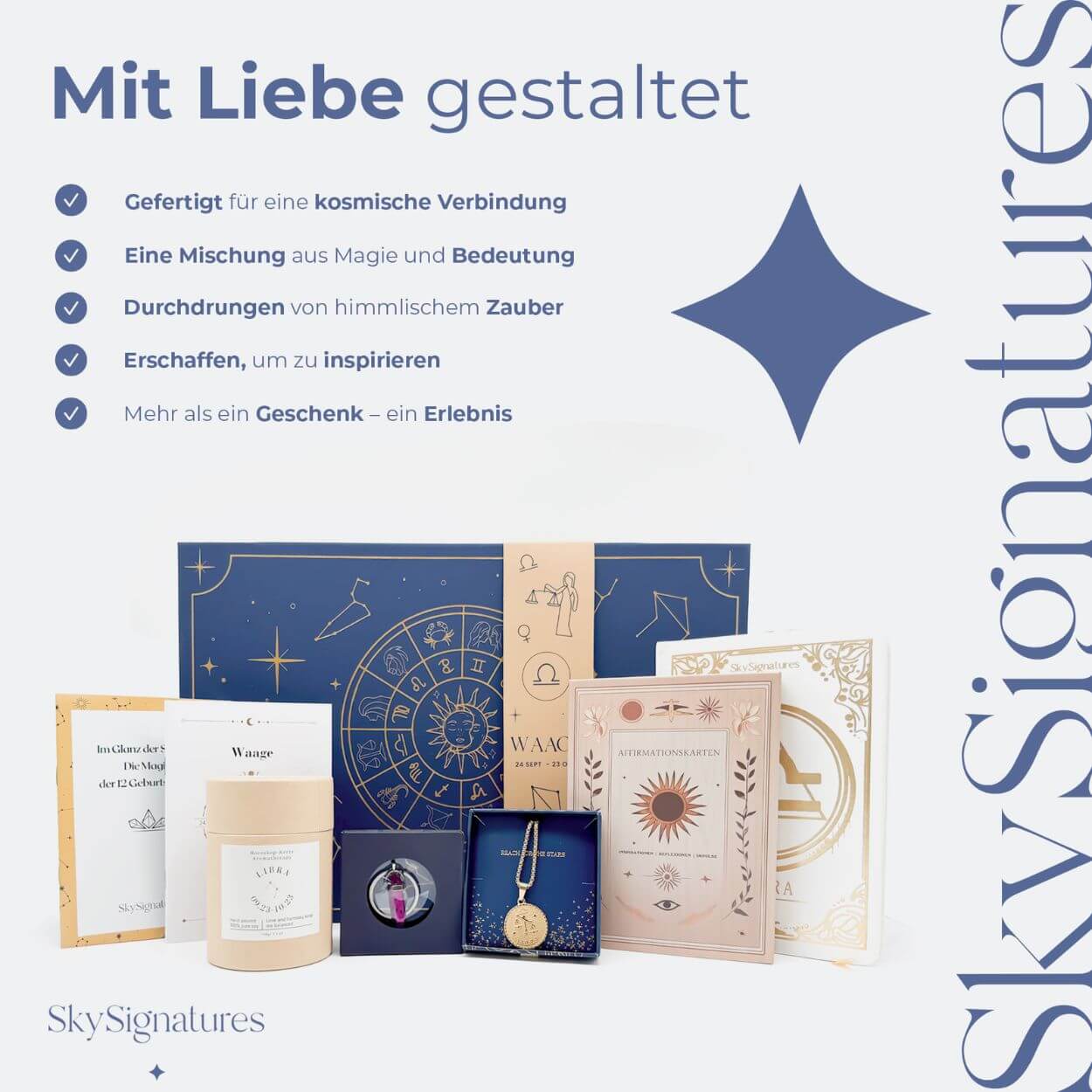 Die Treasures Sternzeichen Box ist mit viel Liebe gestaltet